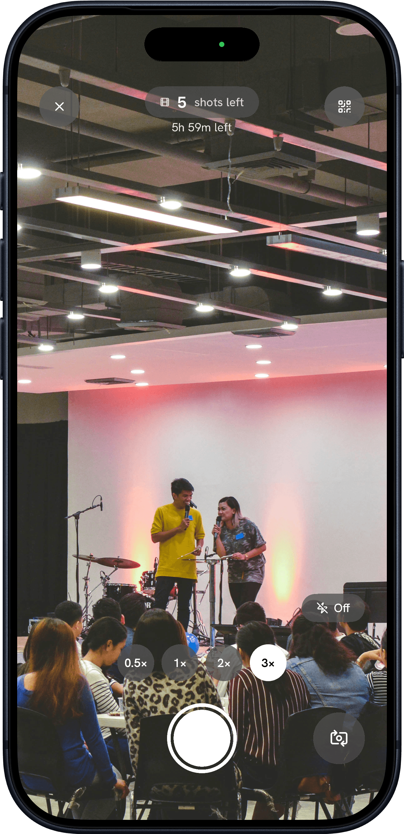 Taking a photo at Acme Global Kick-off